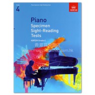Piano Specimen Sight-Reading Tests Grade 4
