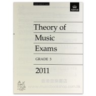 Theory of Music Exams Past Papers 2011 - Past Paper Grade 3