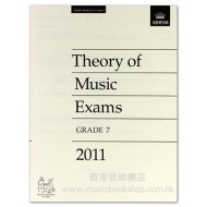 Theory of Music Exams Past Papers 2011 - Past Paper Grade 7