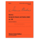Brahms: Sonata for violin and piano - D minor op. 108