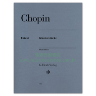 Chopin: Piano Pieces (Variations brillantes, Bolero, Tarantella, Allegro de Concert, Fantasy f minor, Berceuse, Barcarolle, Variations on Der Schweizerbub, Ecossaises)