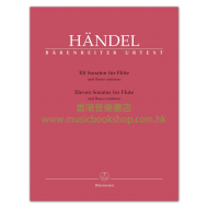 Handel: Eleven Sonatas for Flute and Basso Continuo