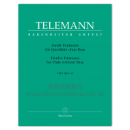 Telemann: Twelve Fantasias for Flute without Bass TWV 40:2-13