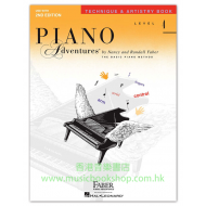 Piano Adventures Level 4 – Technique & Artistry Book (use with 2nd edition) (全新，輕微損壞)