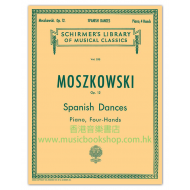 Moszkowski: 5 Spanish Dances, Op. 12 for One Piano, Four Hands