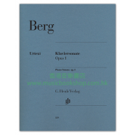Berg: Piano Sonata op. 1