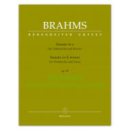 Brahms: Sonata in E minor for Violoncello and Piano op.38