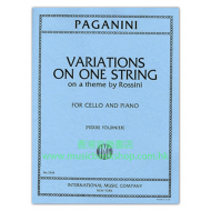 Paganini: Variations on One String on a theme by Rossini for cello and piano
