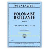 Wieniawski: Polonaise Brillante A major op.21 for violin and piano