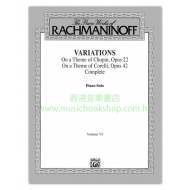 Rachmaninoff: Variations on a Theme of Chopin, Op. 22, and Variations on a Theme of Corelli, Op. 42