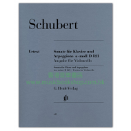 Schubert: Arpeggione Sonata a minor D 821 (version for cello and piano)