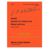 Handel: Sonatas for Violin and Basso continuo HWV 358, 364a, 359a, 361, 368, 370-373, 408, 412, 420-421