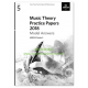 Music Theory Practice Papers 2018 Model Answers, ABRSM Grade 5