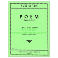 Scriabin: Poem op.32, no.1 for cello and piano