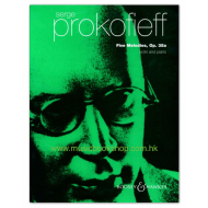 Prokofiev: Five Melodies, Op 35a for Violin and Piano