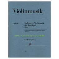Italian Violin Music of the Baroque Period, Vol. 1 Italian Violin Music of the Baroque Period, Vol. 1