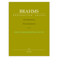 Brahms: Three Intermezzi op. 117