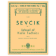 Sevcik: School of Violin Technics, op. 1, part 2: exercises in the second to seventh positions (全新，輕微損壞)
