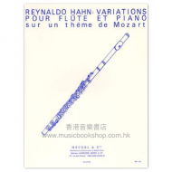 Hahn: Variations on a Theme of Mozart (flute and piano)