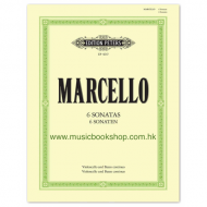 Marcello, B: Six Sonatas, Op. 2 for cello and piano