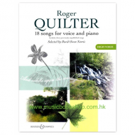 Quilter: 18 Songs for high voice and piano