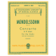 Mendelssohn: Concerto in E minor, Op. 64 (violin and piano)