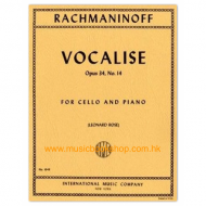 Rachmaninoff: Vocalise op. 34/14 (arr. for cello and piano by Leonard Rose) Rachmaninoff: Vocalise op. 34/14 (arr. for cello and piano by Leonard Rose)