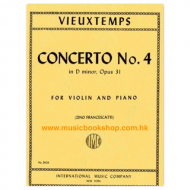 Vieuxtemps: Violin Concerto No 4 Op 31