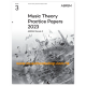 Music Theory Practice Papers 2023 Grade 3