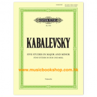 Kabalevsky: Five Studies in Major and Minor for Cello