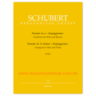 Schubert: Sonata for Arpeggione in A minor (D.821) arranged for flute and piano