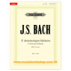 Bach, JS: 15 Three-part Sinfonias BWV 787–801 Bach, JS: 15 Three-part Sinfonias BWV 787–801