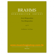 Brahms: Two Rhapsodies for Piano op. 79