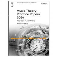Music Theory Practice Papers 2024 Model Answers Grade 3