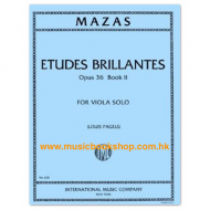Mazas: Etudes Brillantes op.36 Book 2 for viola