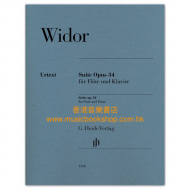 Widor: Suite op. 34 for flute and piano Widor: Suite op. 34 for flute and piano