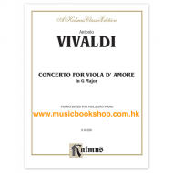 Vivaldi: Concerto for Viola D'amore in G Major transcribed for Viola and Piano