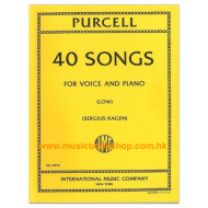 Purcell: 40 Songs for Voice and Piano (Low Voice)